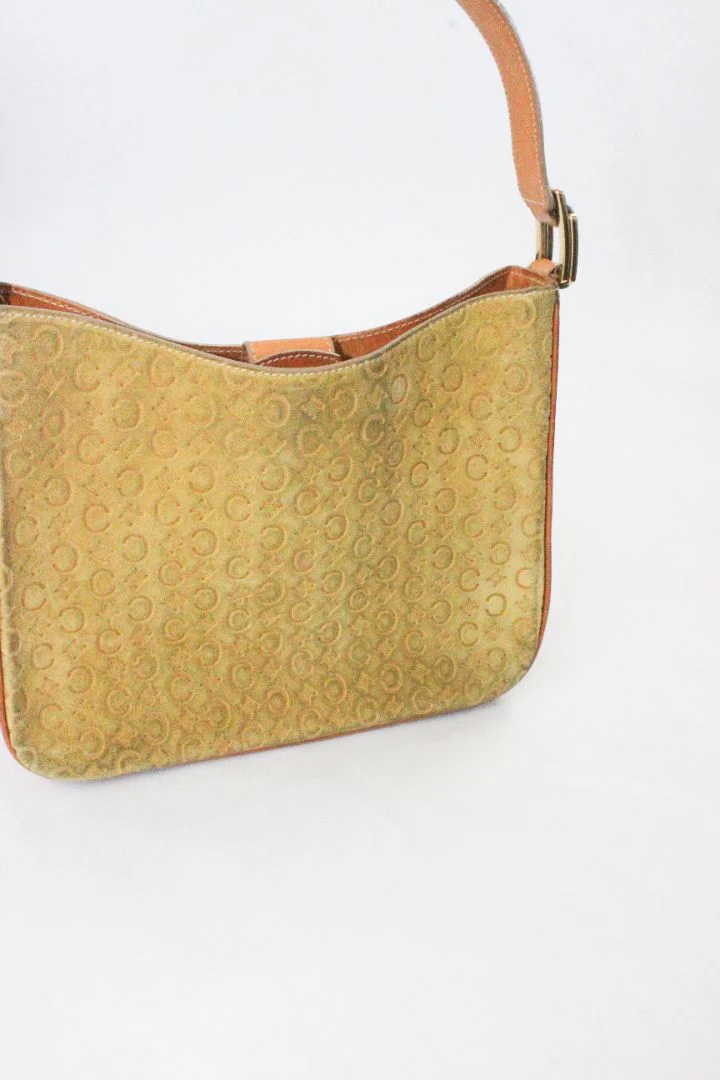 VINTAGE, CELINE, MACADAM SUEDE BAG - Image 3
