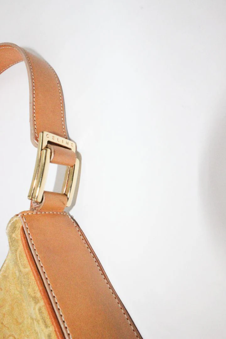 VINTAGE, CELINE, MACADAM SUEDE BAG - Image 4