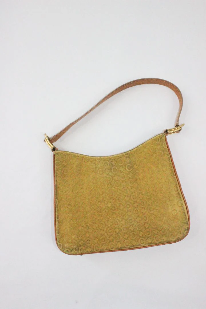 VINTAGE, CELINE, MACADAM SUEDE BAG - Image 9